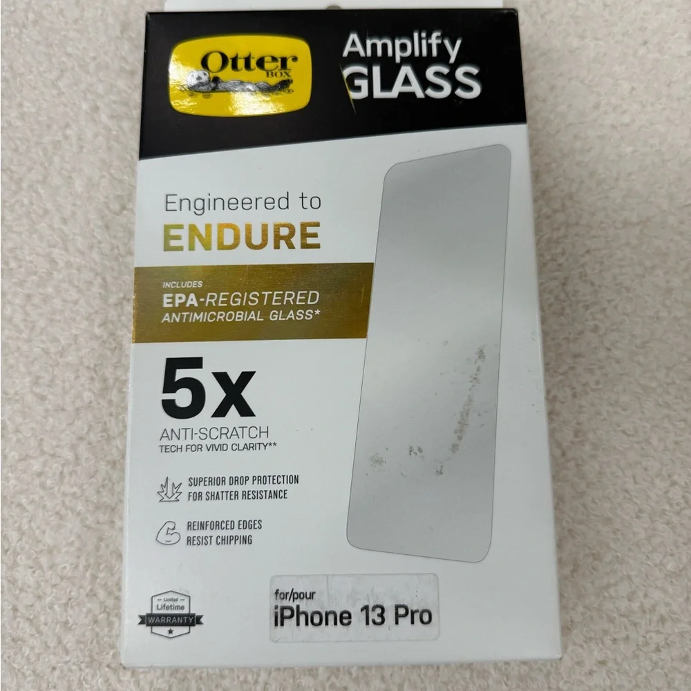 OtterBox Amplify Glass with Endurance Technology iPhone 13 Pro
